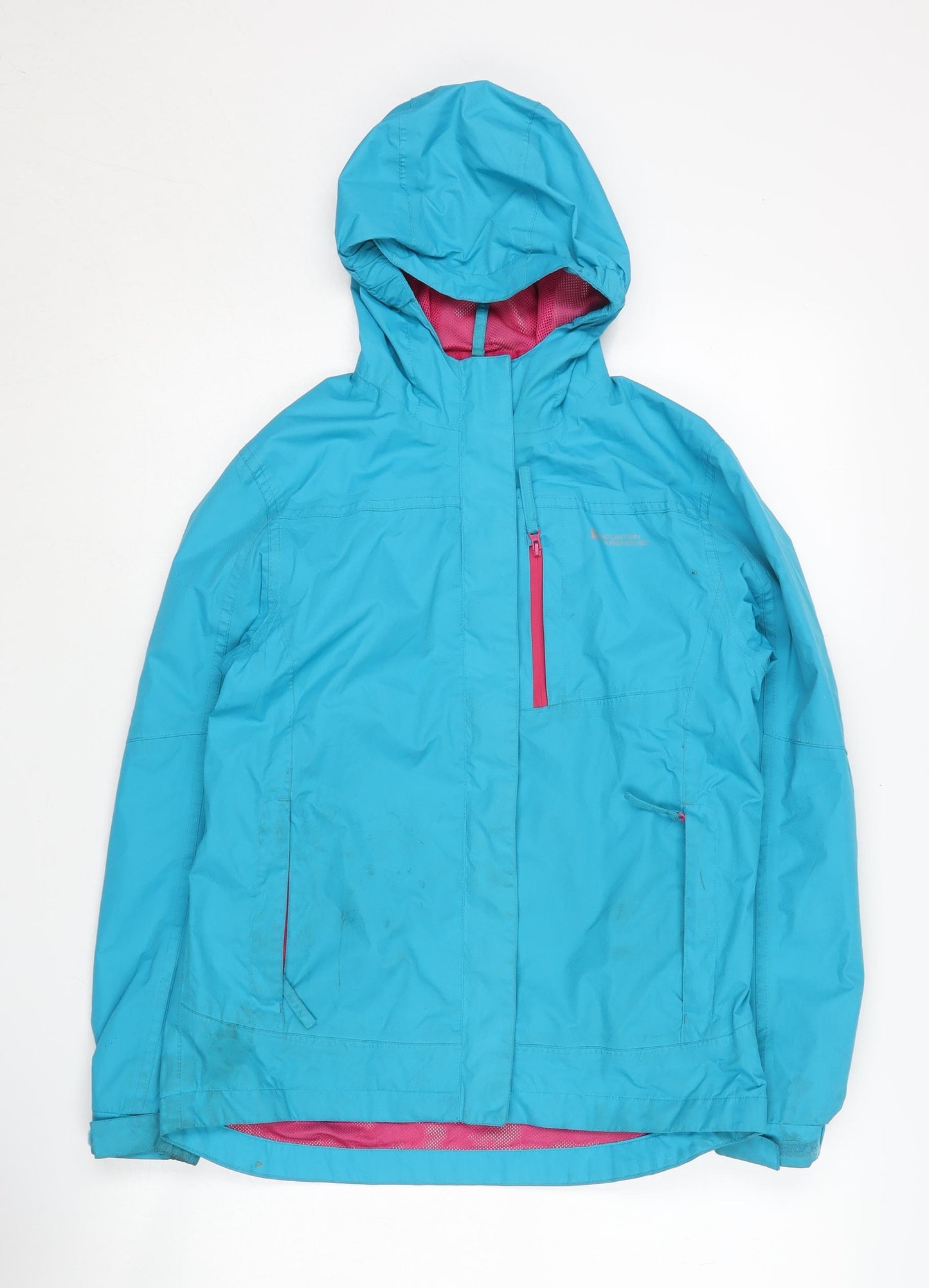 Mountain Warehouse Girls Blue Rain Coat 11-12 Years