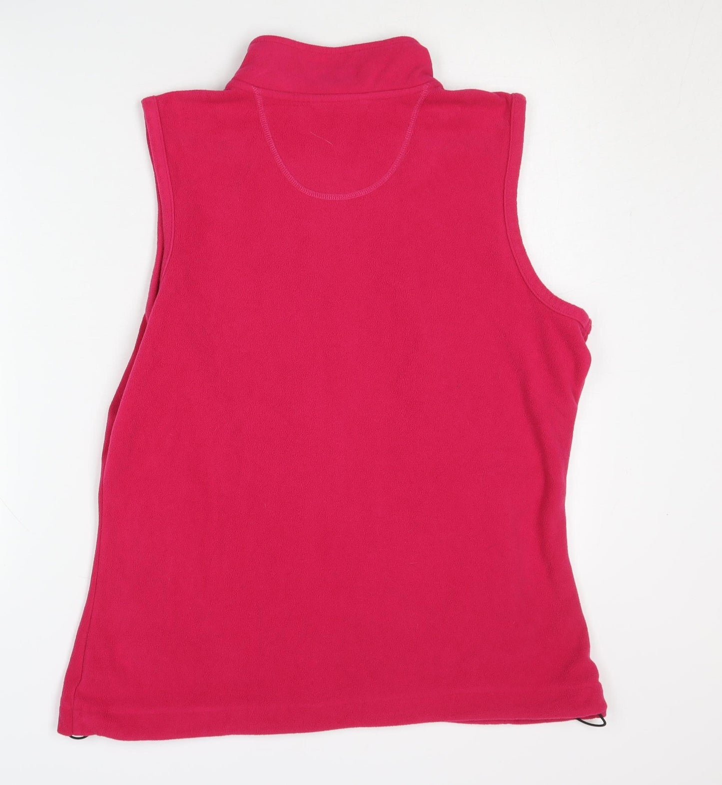 Crane Women's Pink Fleece Waistcoat L Full Zip