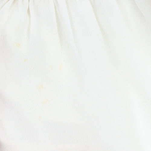 Manson Fusion Women White Embroidered Tunic Size 18