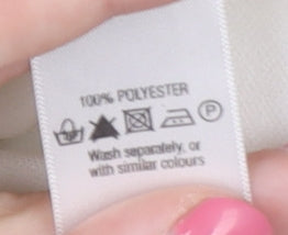 Manson Fusion Women White Embroidered Tunic Size 18