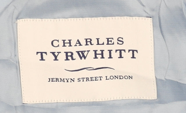 Charles Tyrwhitt Men's Blue Wool Blazer 42R