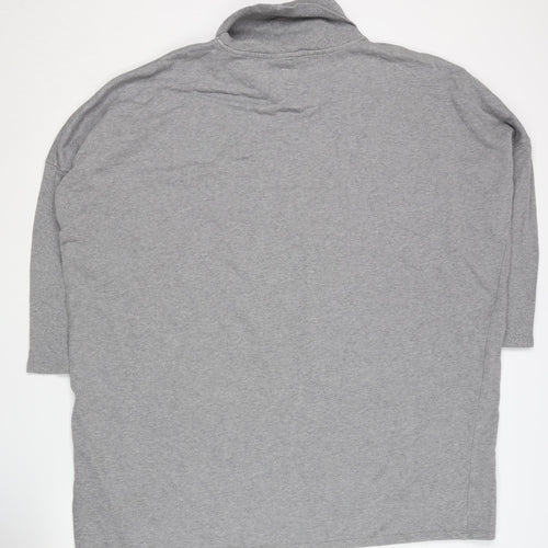 Jack Wills Women’s Grey Roll Neck Jumper Size 14
