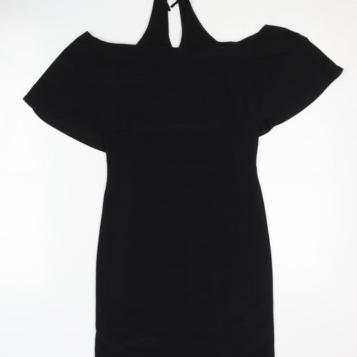 River Island Women's Black Halter Dress Size 8