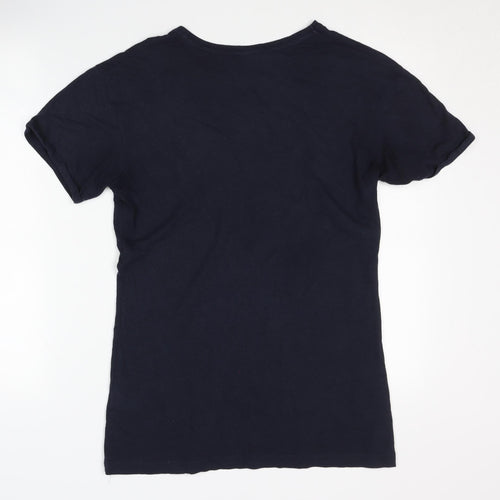 Father Sons Men's Blue Crew Neck T-Shirt, Medium