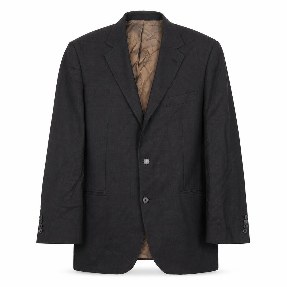 Front view of Marks & Spencer Men's Grey Blazer Medium