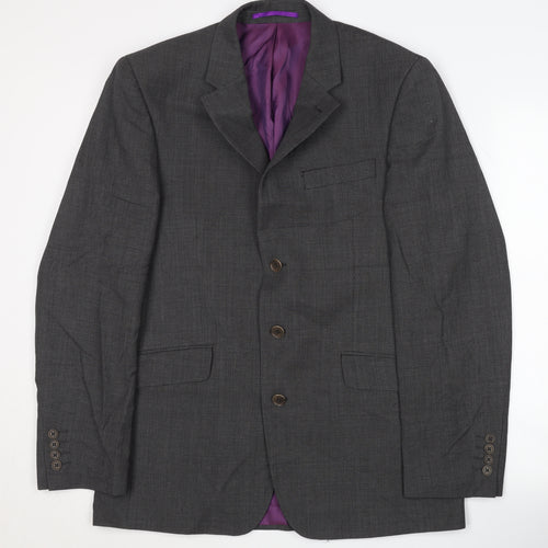 Next Men's Grey Regular Fit Suit Jacket 40R