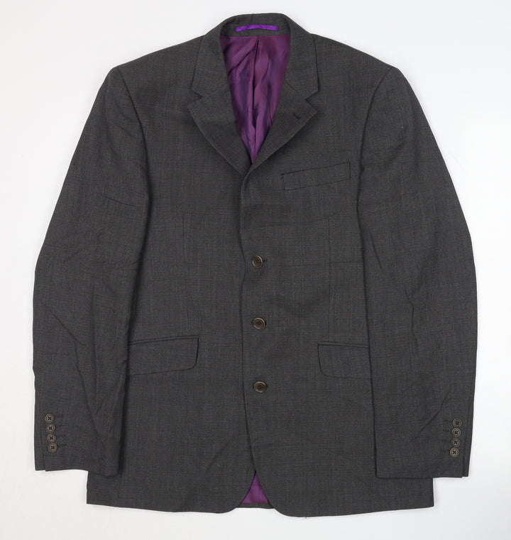 Next Men's Grey Regular Fit Suit Jacket 40R