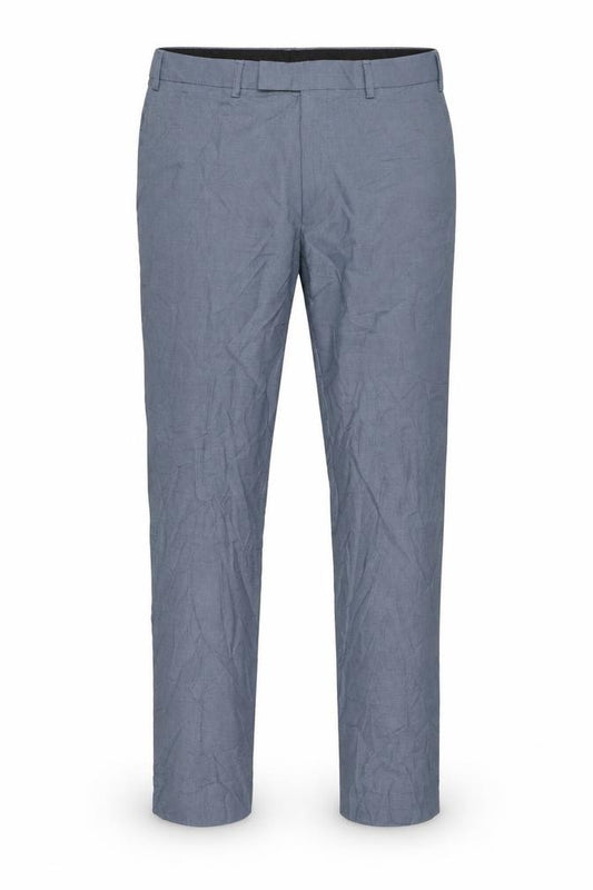 Front view of Fellini Men's Blue Dress Pants 38S Tailored Fit