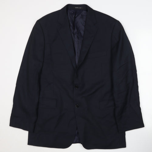 Austin Reed Men's Blue Wool Blazer 44R Regular Fit