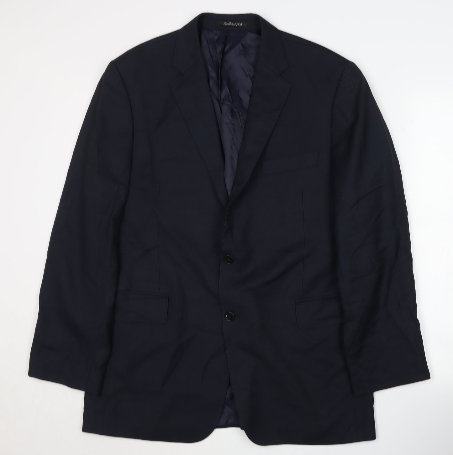 Austin Reed Men's Blue Wool Blazer 44R Regular Fit