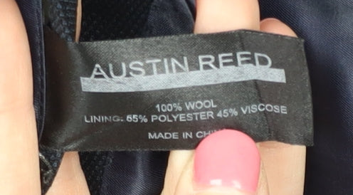 Austin Reed Men's Blue Wool Blazer 44R Regular Fit