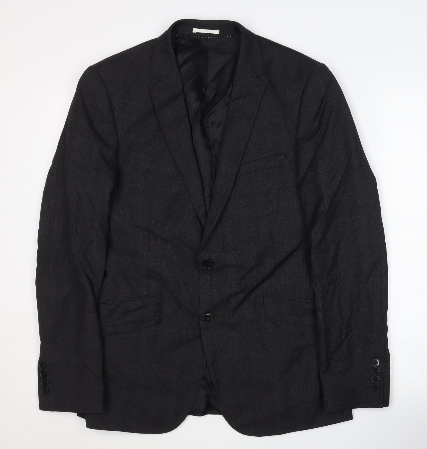 Kin by John Lewis Men's Black Slim Fit Blazer 38