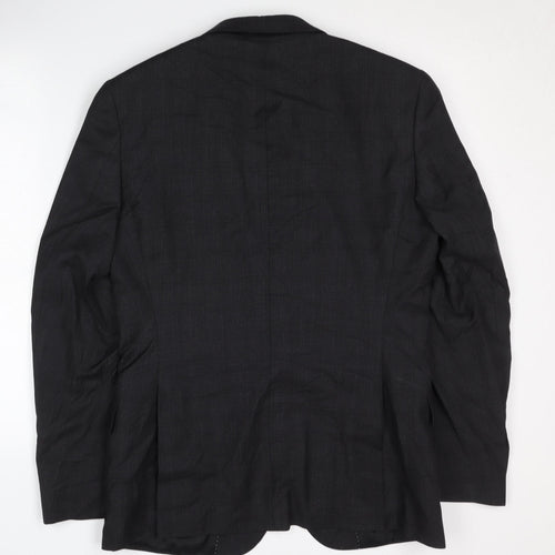Kin by John Lewis Men's Black Slim Fit Blazer 38