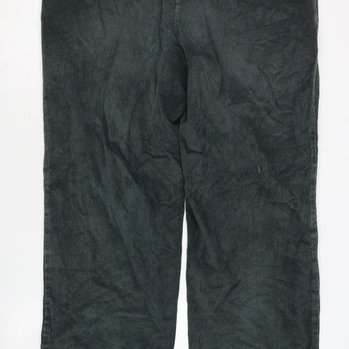 Marks & Spencer Men’s Black Corduroy Trousers 38 in