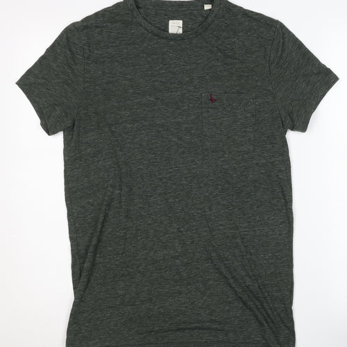 Jack Wills Men's Grey Crew Neck T-Shirt - Size S