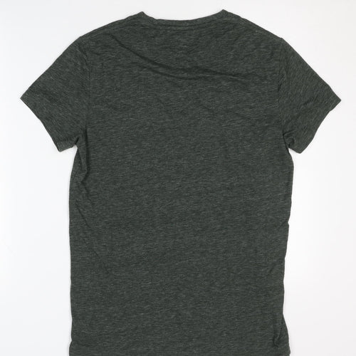Jack Wills Men's Grey Crew Neck T-Shirt - Size S