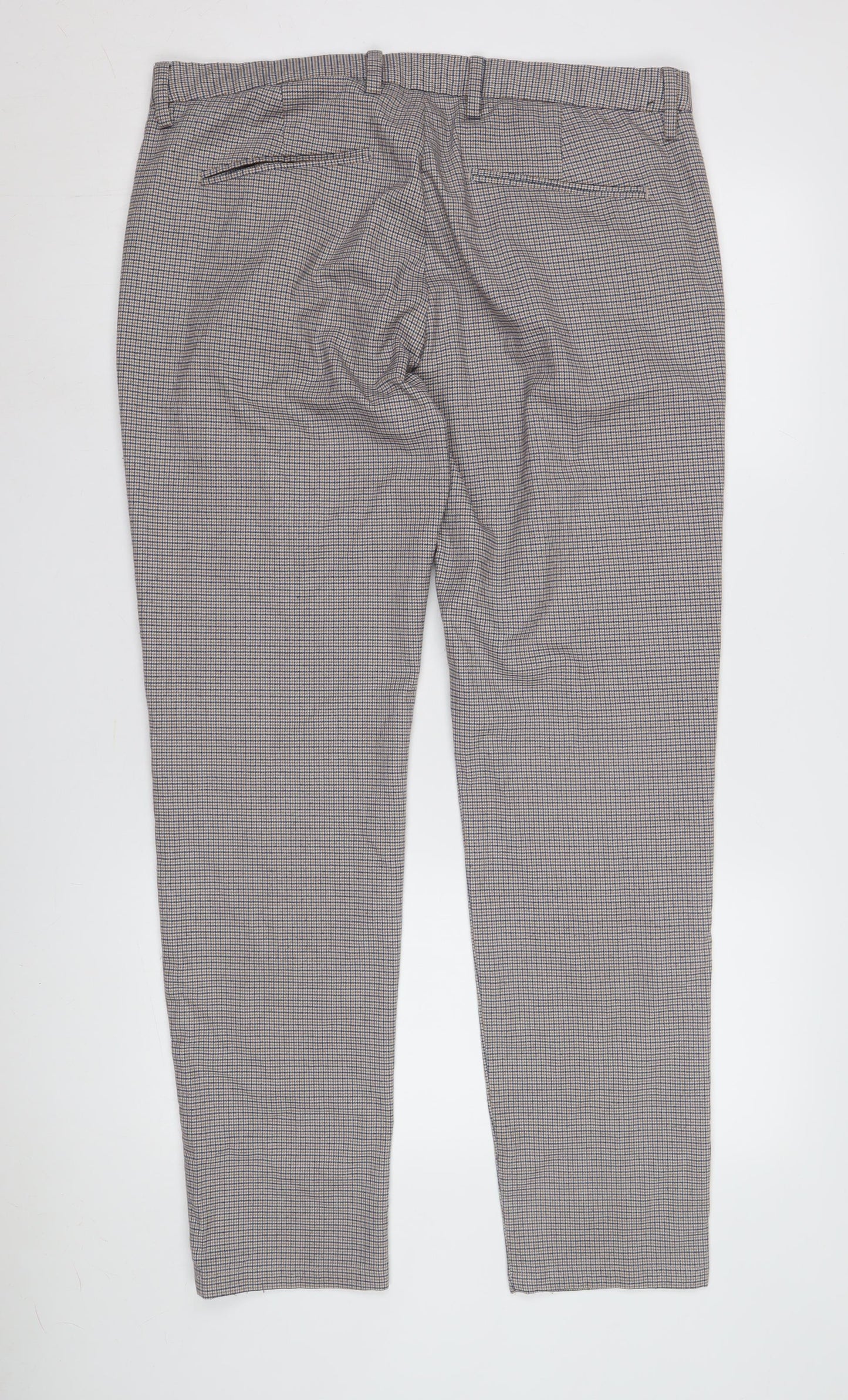 Jules Men's Multicoloured Slim Check Trousers