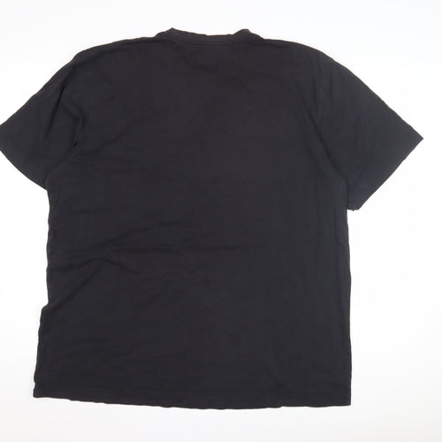 L.L. Bean Men's XLT Black Crew Neck T-Shirt Short Sleeve