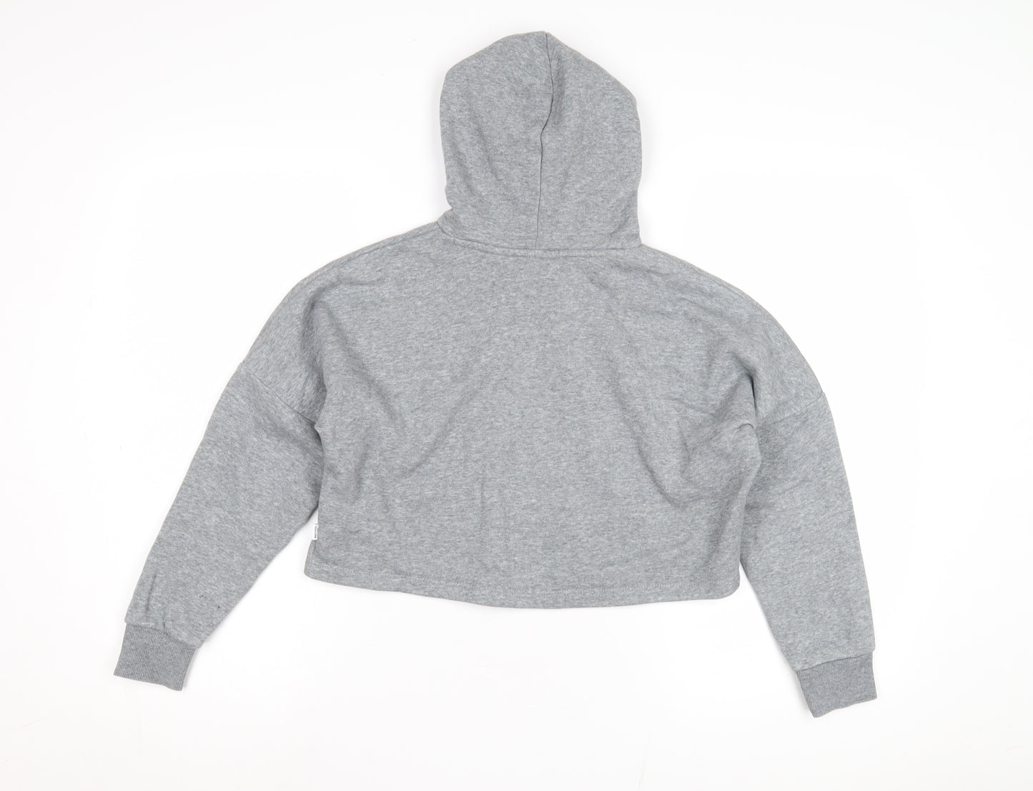 Puma Women's Grey Pullover Hoodie M Casual Logo