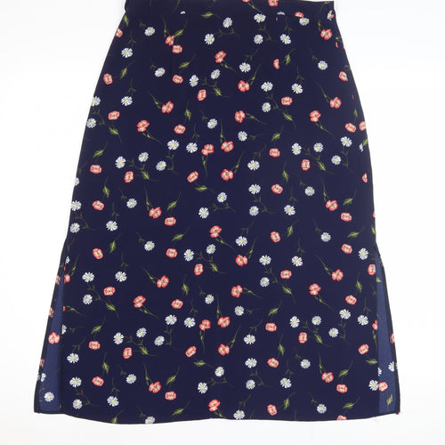 Red Herring Women's Floral Button Skirt, Size 12
