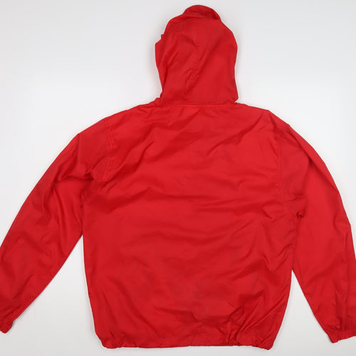 Champion Red Men's Anorak Jacket S - Hooded Sportswear