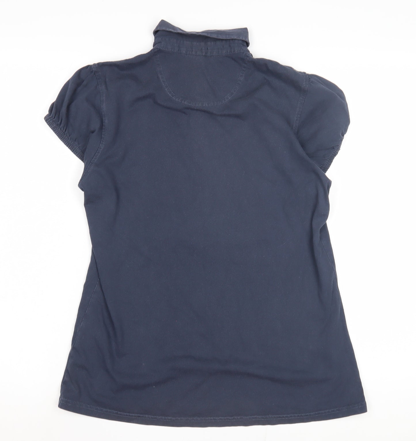 Seasalts Women's Blue Button-Up Shirt, Size 14