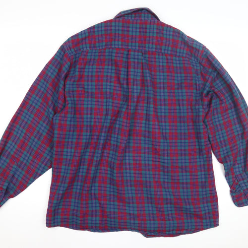 Wrangler Men's Multicoloured M Plaid Button-Up Shirt