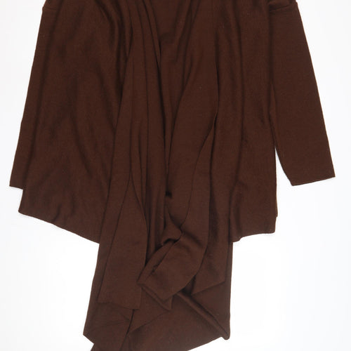 Planet Women's Brown Wrap Cardigan, One Size