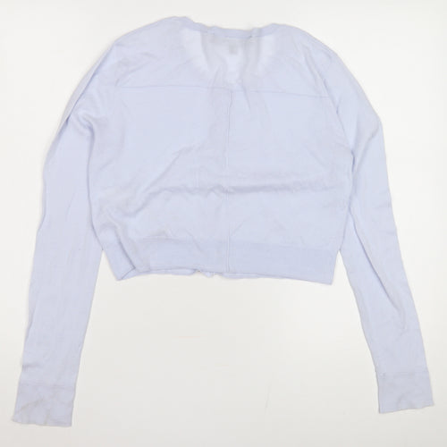 French Connection Women's Blue Cardigan Small