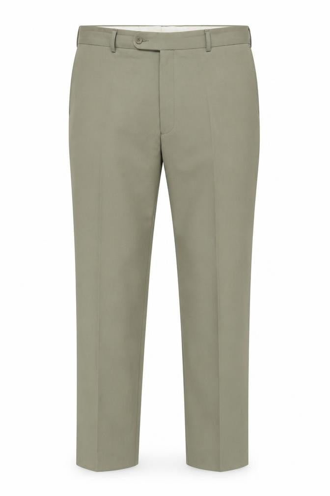 Milan Collection Men's Beige Trousers 46R Business