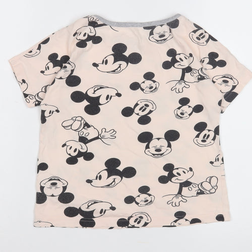 Disney Girls Mickey Mouse T-Shirt Multicoloured 6-7Y