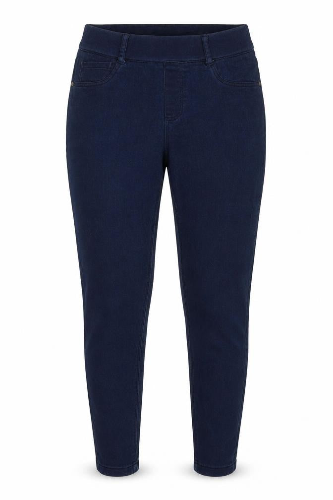 Front view of Dorothy Perkins Women's Blue Jegging Leggings, size 8