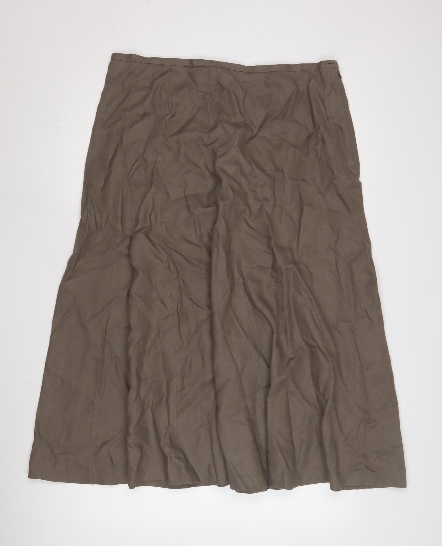 Windsmoor Women’s Brown Linen Skirt Size 14