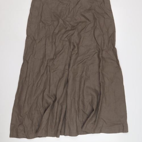Windsmoor Women’s Brown Linen Skirt Size 14