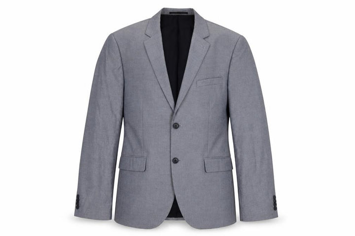 H&M Men's Grey Slim Fit Blazer Jacket, Size 44