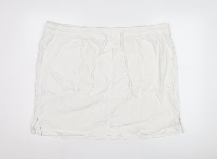 Marks and Spencer Women's Ivory Plus Size Skirt