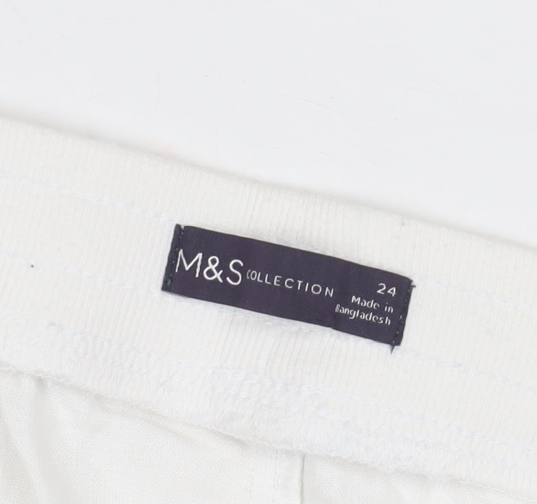Marks and Spencer Women's Ivory Plus Size Skirt