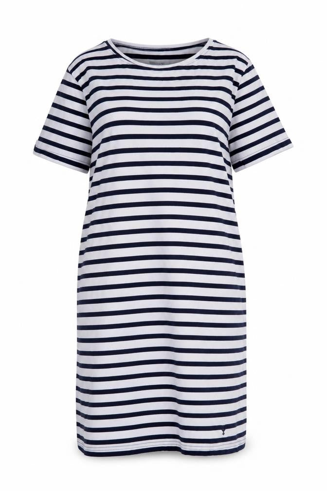 QUBA & Co. Women's Striped T-Shirt Dress Size 14