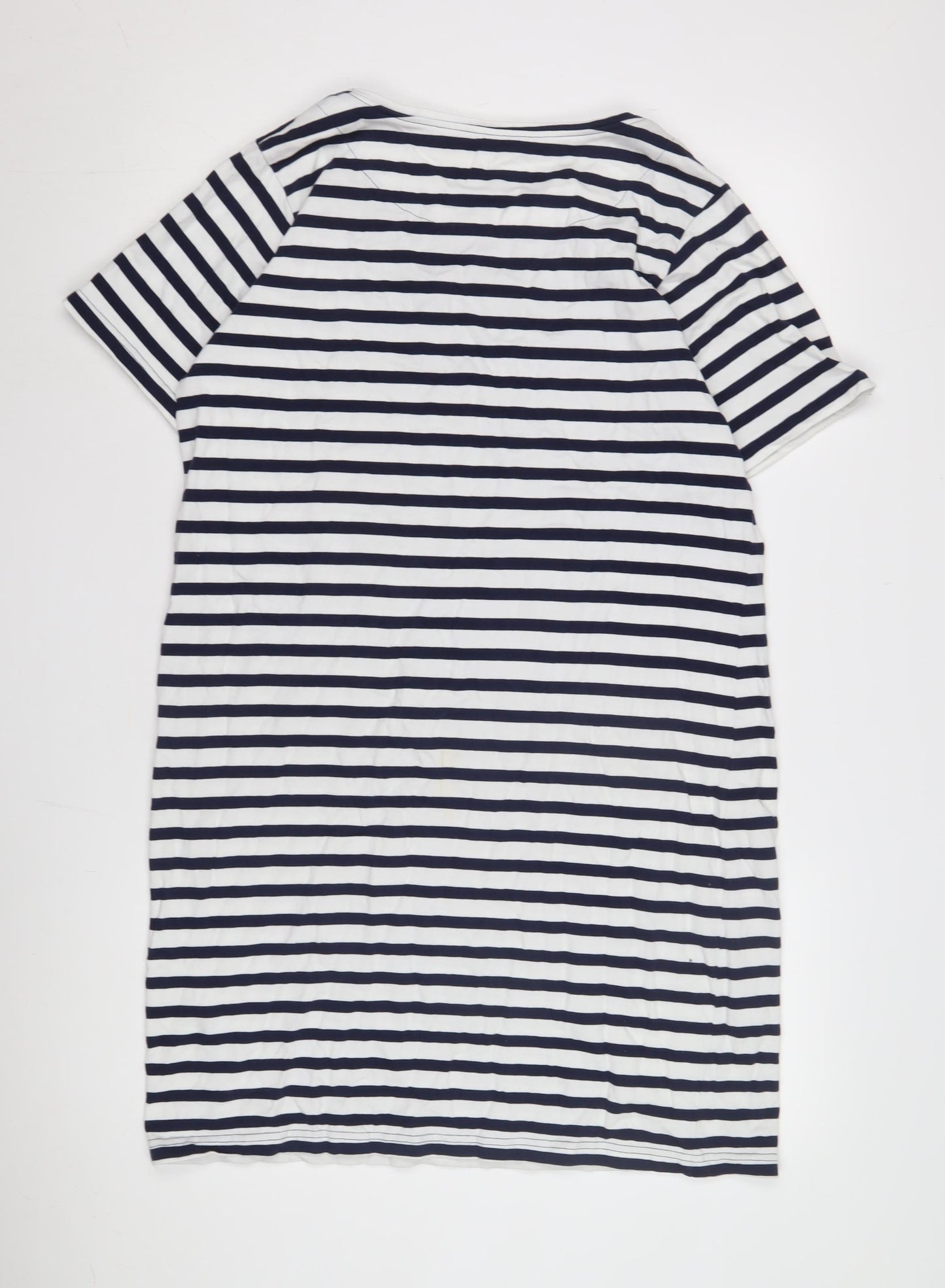 QUBA & Co. Women's Striped T-Shirt Dress Size 14