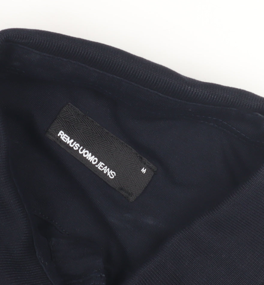 Remus Uomo Jeans Men's Black Polo Shirt M