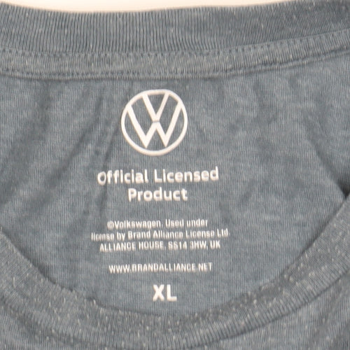 Volkswagen Men’s Blue XL Camper Adventure T-Shirt