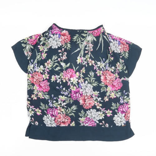 Autograph Women's Multicoloured Wrap Blouse UK 8