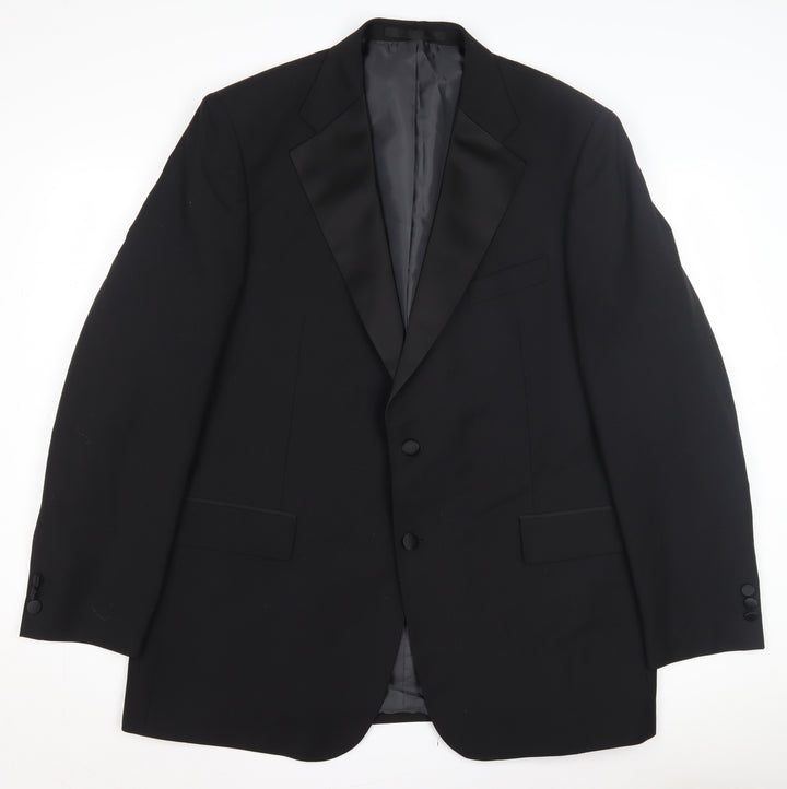 Marks and Spencer Men's Black Tuxedo Blazer, Size 40L