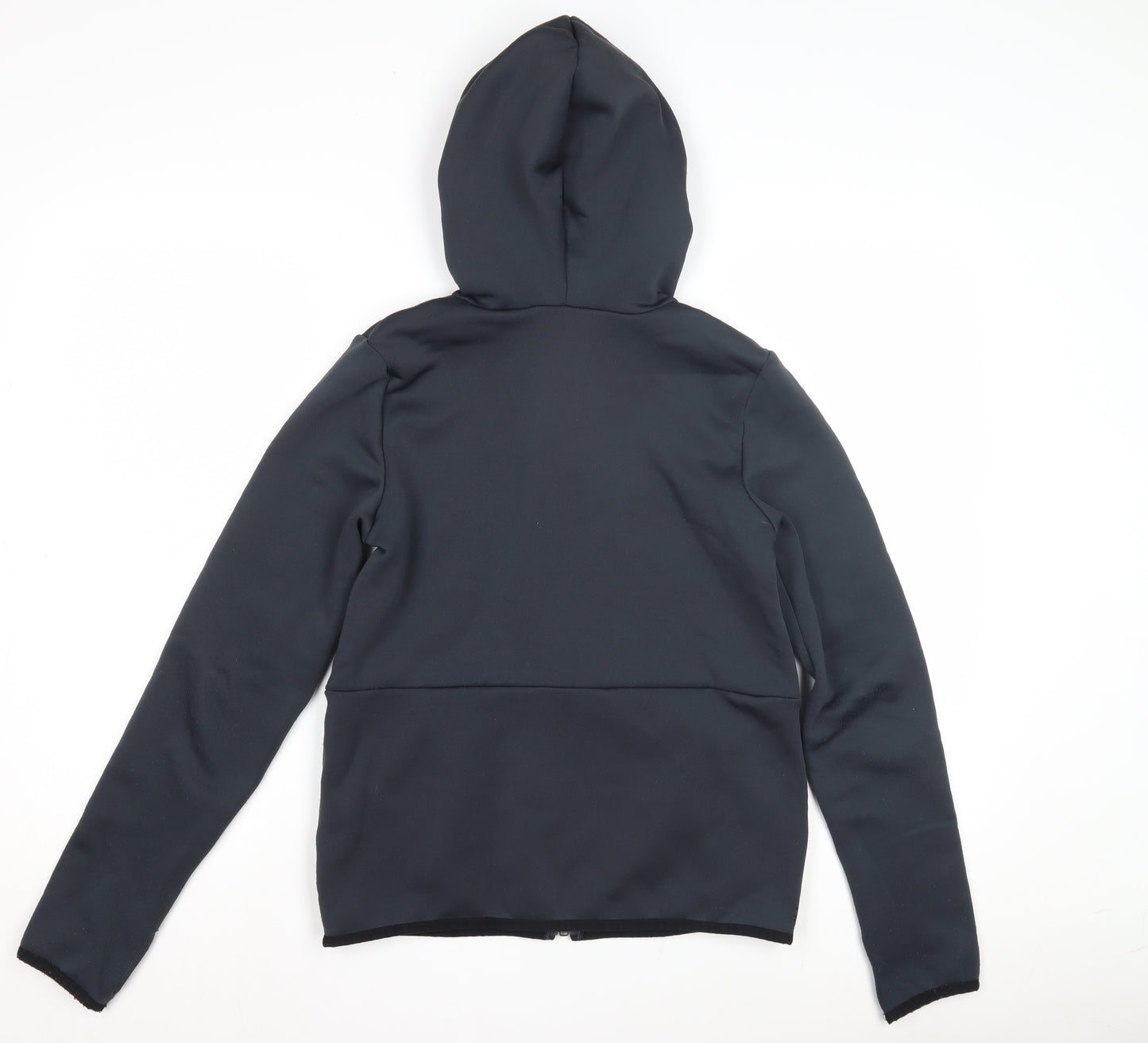 Decathlon Boys Black Hooded Full Zip Fleece Hiking Hoodie 12-13 Years