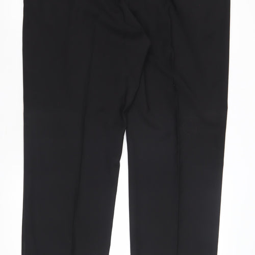 Marks and Spencer Men’s Black Wool Blend Trousers L