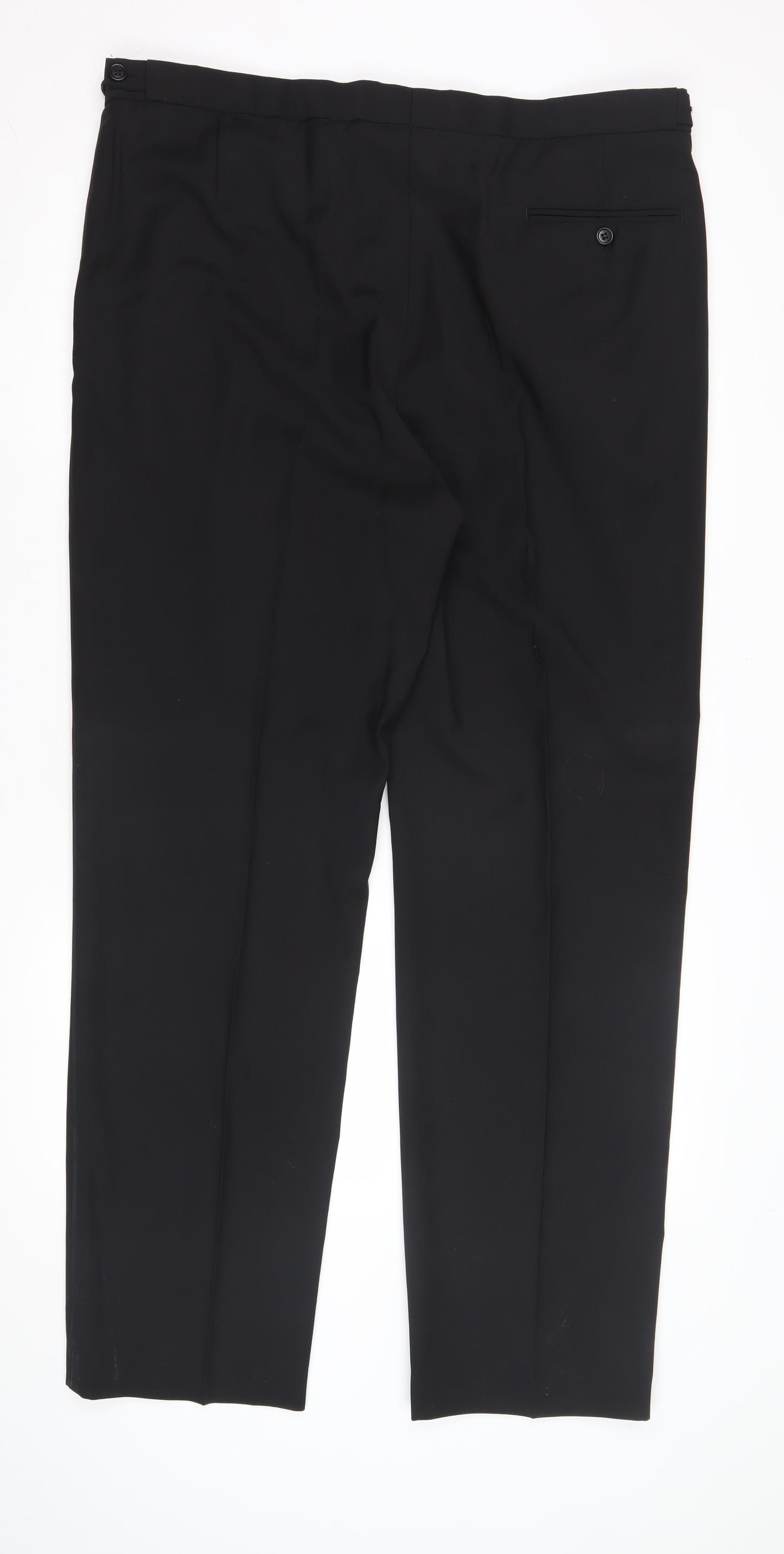 Marks and Spencer Men’s Black Wool Blend Trousers L