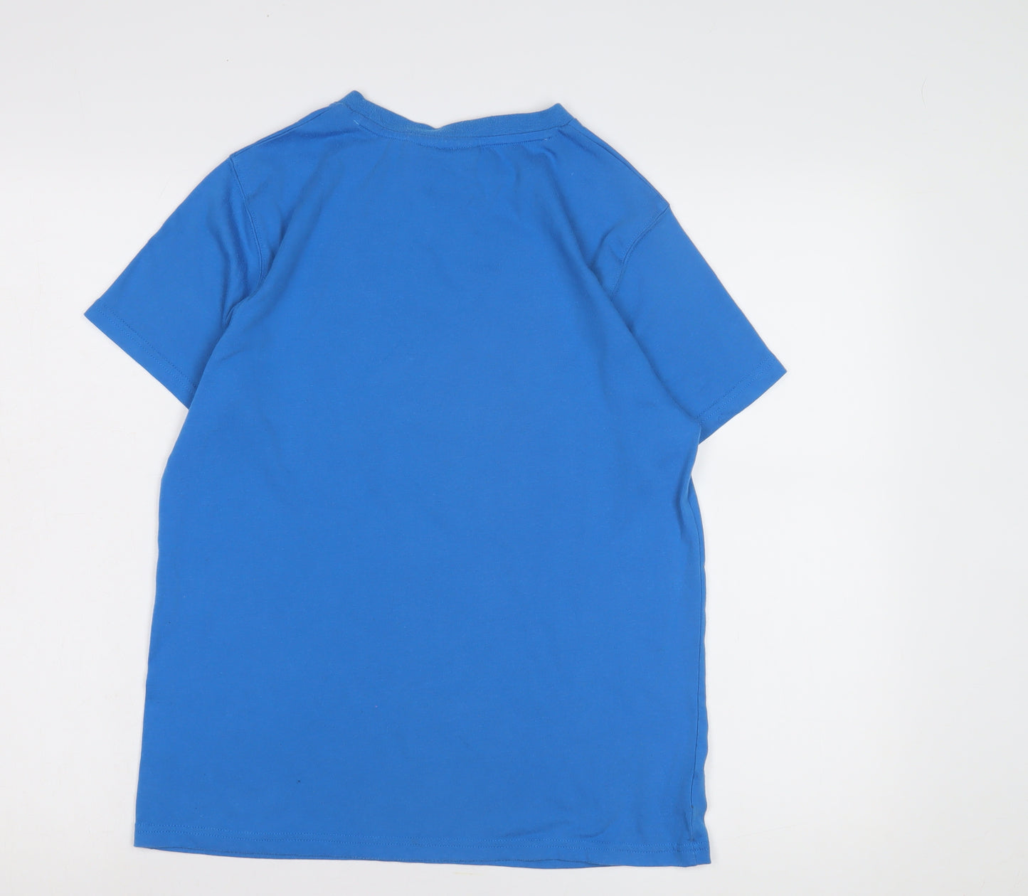 Superman Men's Medium Blue Graphic T-Shirt