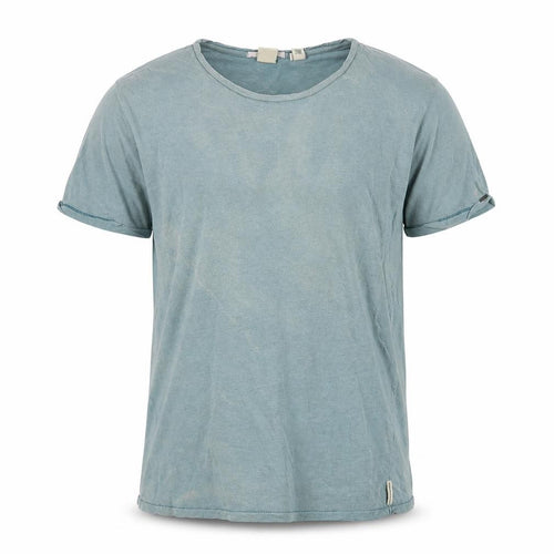 Scotch & Soda Men's Blue Cotton T-Shirt, Size L