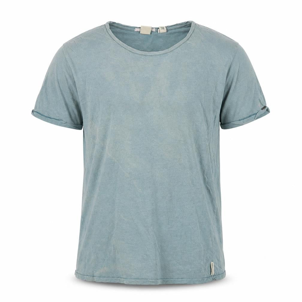 Scotch & Soda Men's Blue Cotton T-Shirt, Size L