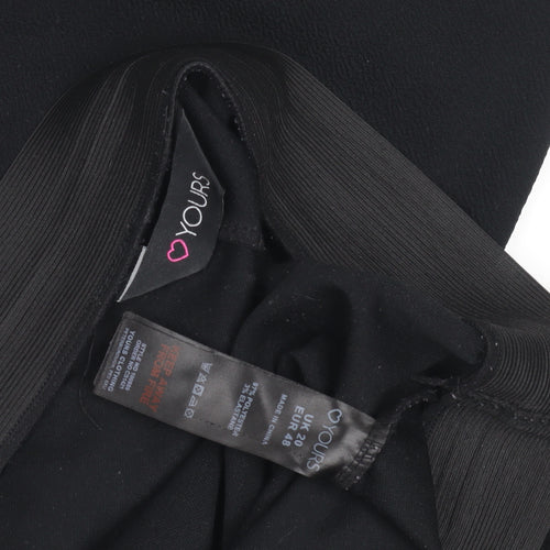 Yours Women's Black Plus Size Leggings